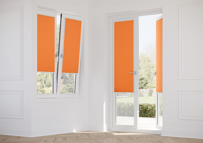 Obscura, Tangerine - Stick Fit Honeycomb Blind - Image 14